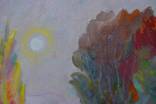 Картина маслом "Осінній туманний ранок" 40*60, фото №3