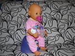 Lalką bobblehead Beby Born + ubrania, numer zdjęcia 3