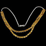 Ожерелье из золотистых цитринов, фото №3