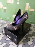 Новые замшевые туфли с бабочками 36 размер, фото №2
