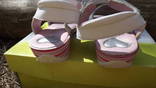 Босоножки бело/розовые кожаные 32 размер, photo number 15