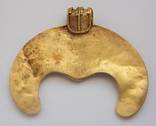 Золотая лунница периода ЧК.Вес 11,65 гр., фото 9