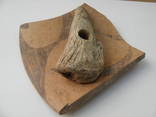 Топор ТК из рога оленя и фрагмент керамики ТК., фото 4