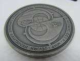 Медаль Гагарин. Совместный полет в Космос СССР-МНР. 60мм, фото №5