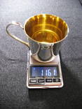 Чашка с блюдцем серебро 925 проба 163,8 грамма, фото 11