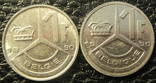 1 франк Бельгія 1990 (два різновиди), фото №2