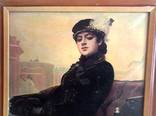 Копия картины Ивана Крамского «Неизвестная» 1883 г., фото №4