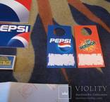 Набор фирменных самоклеек разных размеров компании Pepsi + бонус, фото №7