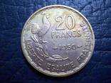 20 франків 1950 року В. Франція  .(особлива -повне ім'я майстра), фото №3
