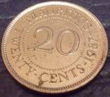 20  центів 1987 Маврикій, фото №2