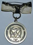 Юбилейная медаль Эйнштейн 1879- 1955,в серебре., фото №4