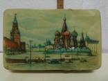 Коробка с под конфет фр. Москва 1950годы, фото №2