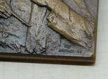 Медаль 1988 Левитан. Художник. 66х60мм. ЛМД. Медальер Королюк, фото №3