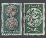 Древнегреческие монеты. Греция. 1954-1959.г.г., фото №2