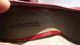 Красные лакированные туфли Carina 38 размер, фото №6