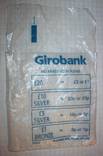 Банковский пакет целлофановый для монет Girobank (Англия) многоразовый, фото №2