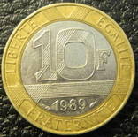 10 франків Франція 1989, фото №3