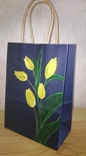 Пакет подарочный - Тюльпаны, фото №2