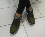 0001 Женские Кроссовки Nike, легкие, в сетку, цвет-Хаки 41 размер, фото №4