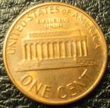 1 цент США 1986 D, фото №3