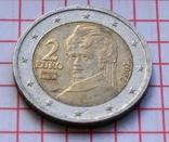 Австрия 2 евро, 2002, обиходная, фото №3