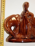 Статуэтка керамика ссср козак с конем 1777, фото №7