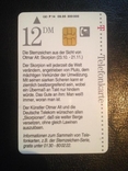 Телефонная карта "Otmar Alt - Skorpion" (12 DM,Германия), фото №3