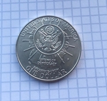 1 Доллар (1991 г.) США Золотой юбилей горы Рашмор, фото №3