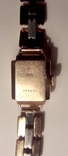 Новые женские золотые часы "Заря"с браслетом в коробке с паспортом 1956 г., фото №8