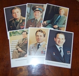 Комплект из 58 открыток в обложке Летчики Космонавты СССР. 1986 Полный комплект, фото №6