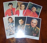 Комплект из 58 открыток в обложке Летчики Космонавты СССР. 1986 Полный комплект, фото №10
