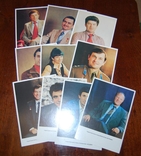 Комплект из 58 открыток в обложке Летчики Космонавты СССР. 1986 Полный комплект, фото №12