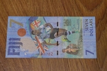 Fiji Фиджи- 7 Dollars 2017 UNC comm., фото №2