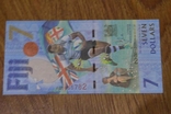 Fiji Фиджи- 7 Dollars 2017 UNC comm., фото №4