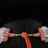 Ожерелье из розового кварца 750 карат, фото №3