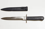 Германский окопный нож на ПМВ с ножнами, фото 1