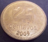 25 центаво. 2009 року Аргентина, фото №3