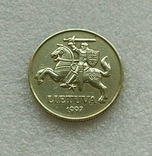 50 Центов 1997 г. Литва, фото №3