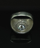 Кольцо с цирконом, фото №6
