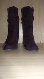 Сапоги, ботинки Tulipano деми женские фиолетовые 38 размер, фото №4