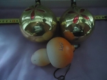 Ёлочные игрушки шары большие из СССР и бонус, фото №4