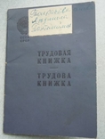 Трудовая книжка. Артистка-балетмейстер. 1954 г., фото №2