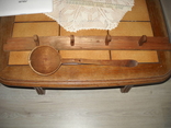 Старый деревянный черпак-ложка+бонус., фото №2