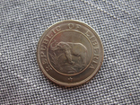 Либерия 2 цента 1941 Слон, фото №6