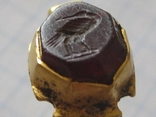 Римский золотой перстень,гемма, фото 7