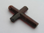 Старинный крест (рубиновый цвет), фото №2