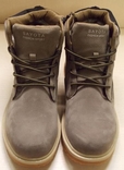 0117 Мужские ботинке Soyota на шнурках, цвет серый. Эко Нубук 45 размер 29 см стелька, фото №8