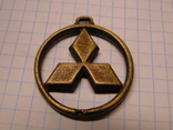 Знак Мицубиси бронза, фото №2
