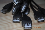 Обрезки кабеля USB лот 10 штук, photo number 2