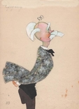  12 сатирических  театральных эскизов,  художника Г.М. Орлова (1906-1986)., фото №11